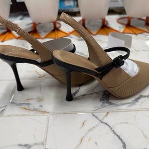 Elegant Tan Slingback Heels